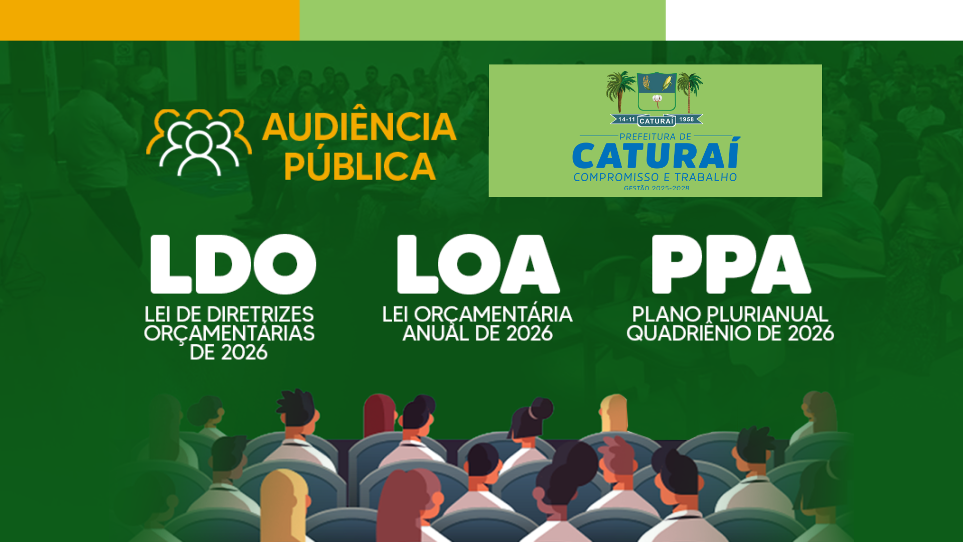 ELABORAÇÃO DA LDO 2026, LOA 2026 E PPA 2026 A 2029